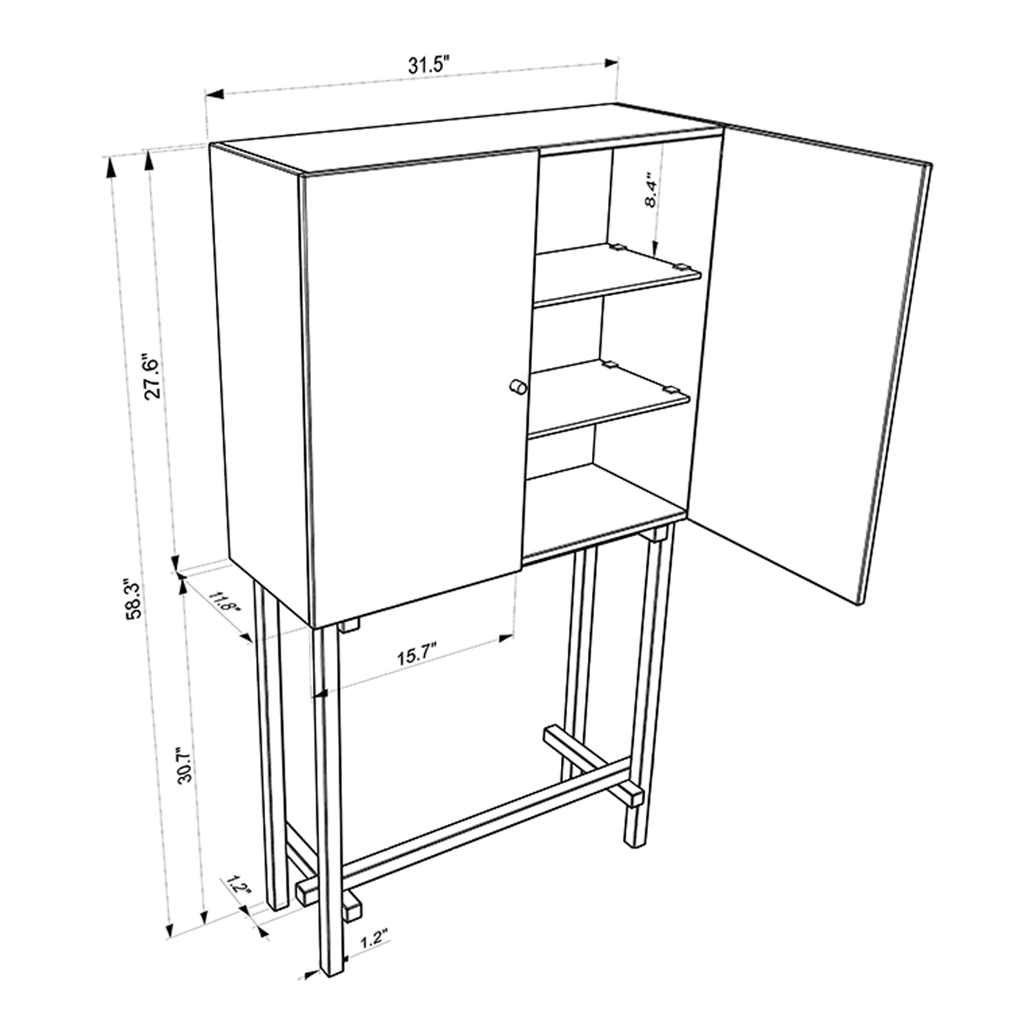 《PAST IN PAST》Bookshelf & Cabinet