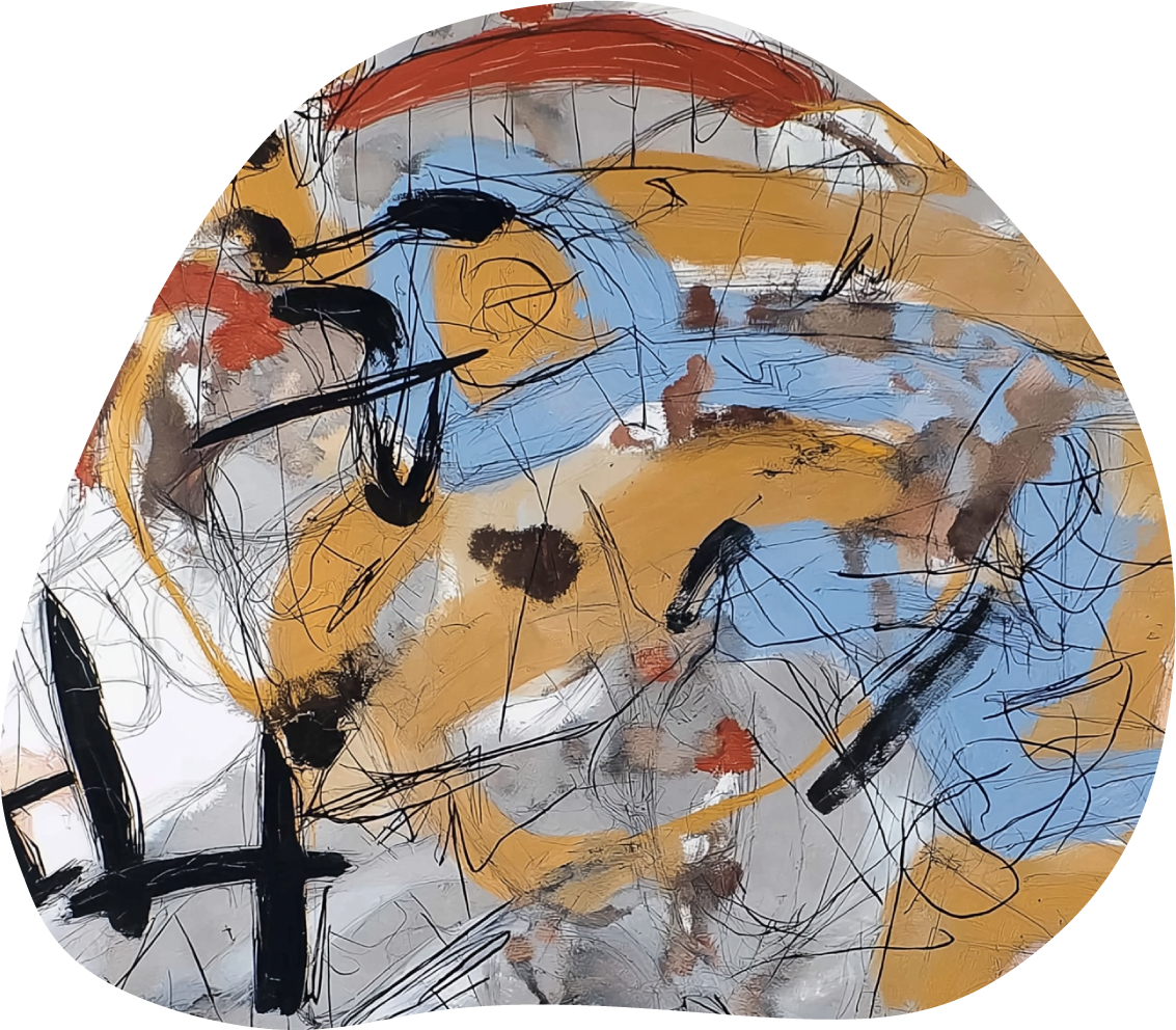 《Simple Strokes Collection》Artistic Side Table