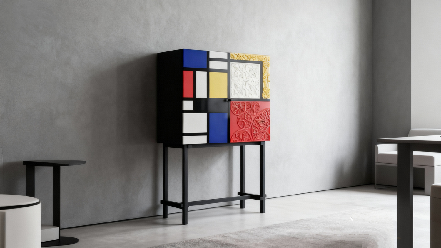 《past in past》Bookshelf & Cabinet