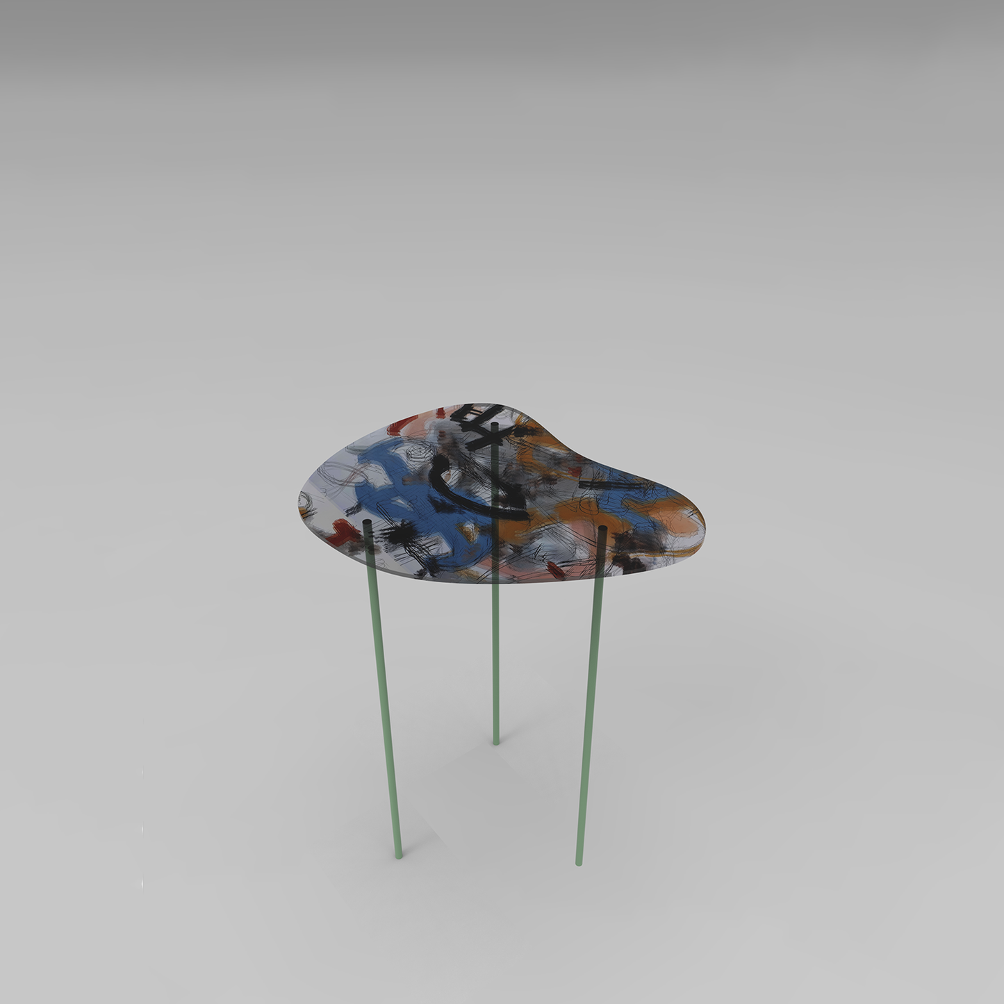 《Simple Strokes Collection》Artistic Side Table