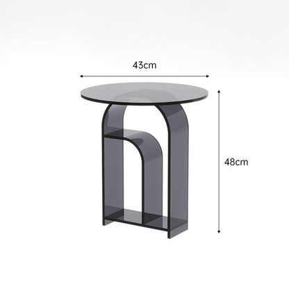 Geometric transparent table