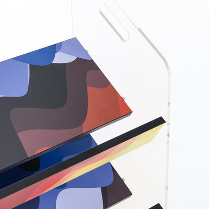 《Chroma Wave》Designer Shoe Rack & Display