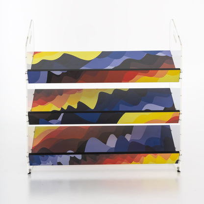 《Chroma Wave》Designer Shoe Rack & Display