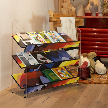 《Chroma Wave》Designer Shoe Rack & Display
