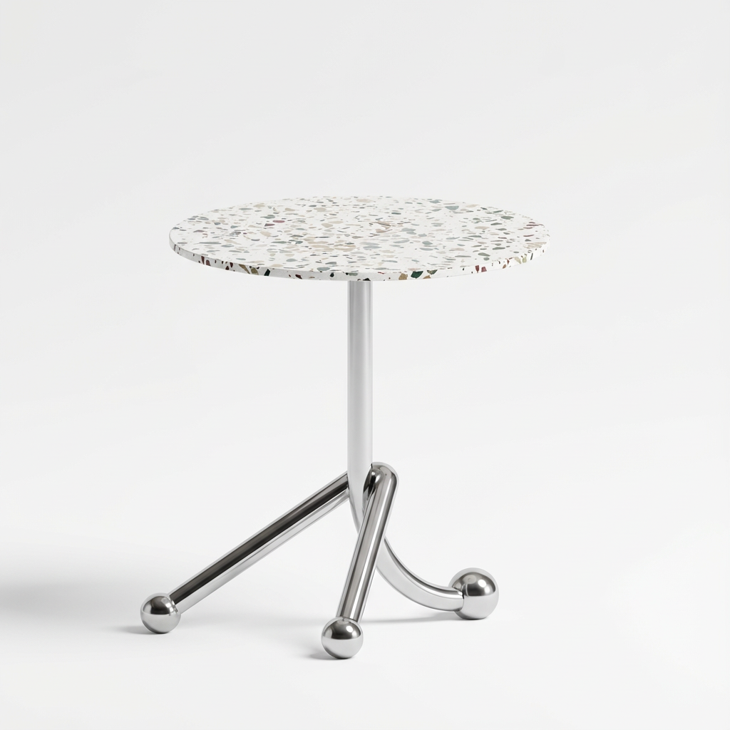 Retro terrazzo coffee table