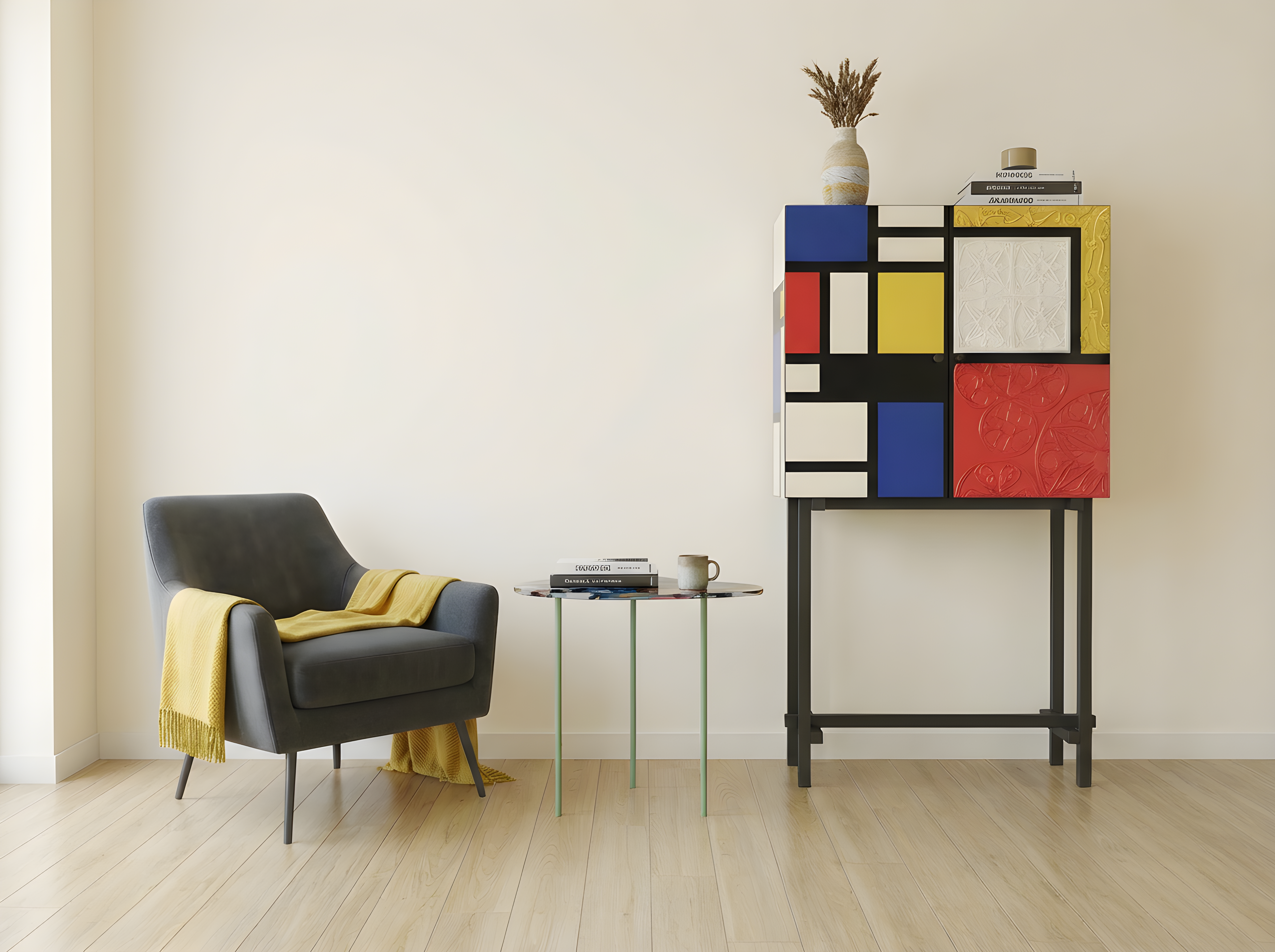 《PAST IN PAST》Bookshelf & Cabinet